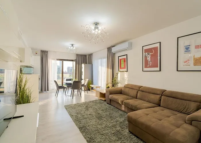 Apartment Downtown Floreasca Penthouse With Jacuzzi&sauna *
