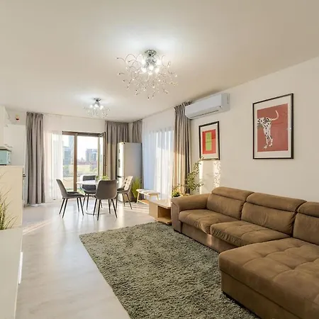 Apartment Downtown Floreasca Penthouse With Jacuzzi&sauna *