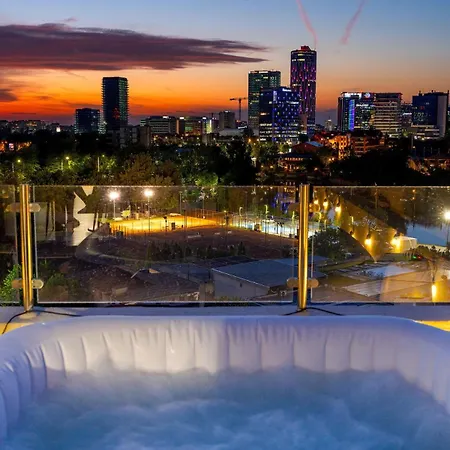 Downtown Floreasca Penthouse With Jacuzzi&sauna *