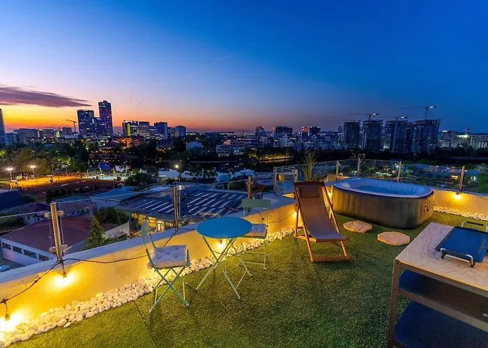 Downtown Floreasca Penthouse With Jacuzzi&sauna