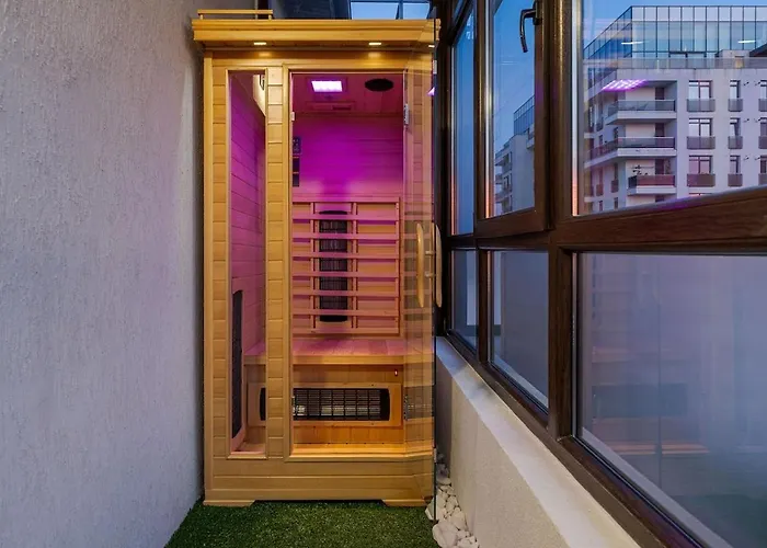 Downtown Floreasca Penthouse With Jacuzzi&sauna
