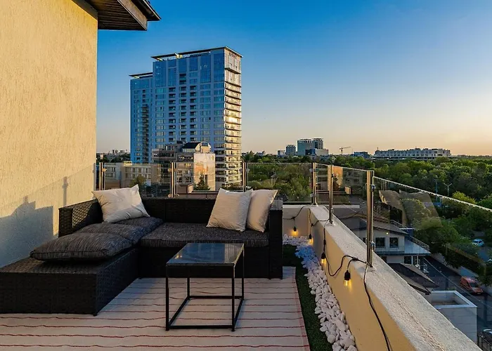 Apartament Downtown Floreasca Penthouse With Jacuzzi&sauna Bucureşti